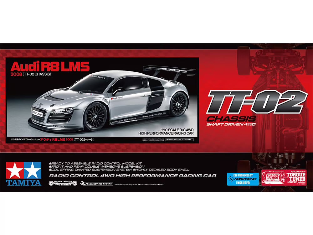 Tamiya TT02 Audi R8 LMS