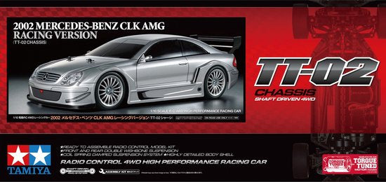Tamiya TT02 Mercedes Benz CLK AMG Racing