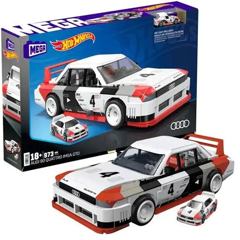 Mega Hot Wheels Audi 90 Quattro IMSA GTO (Construction Set)