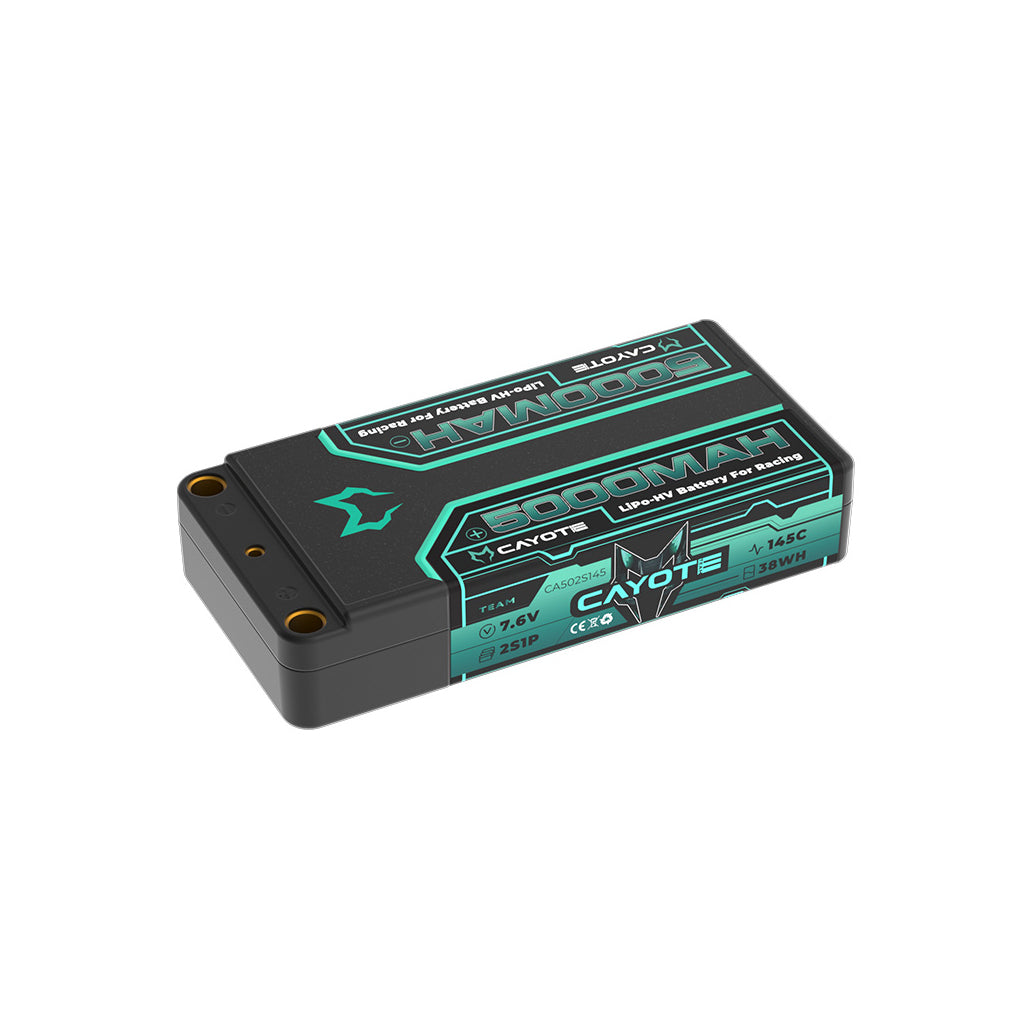 CAYOTE 5000mAh 2S 145C LiPo Shorty