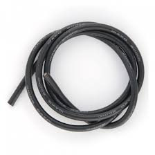 Fil silicone noir souple 12AWG ( 3,58mm ) 1m