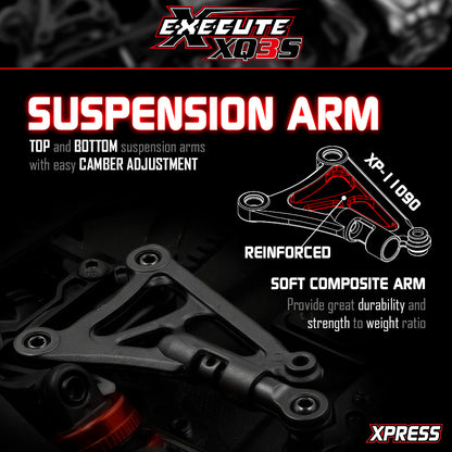 EXECUTE XQ3S 1/10 4WD SPORT TOURING CAR KIT - XP-90042