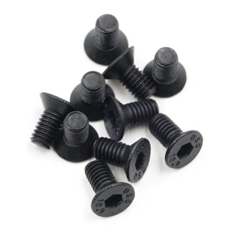 XP-40046 3X6MM FLAT HEAD HEX SCREW 10PCS