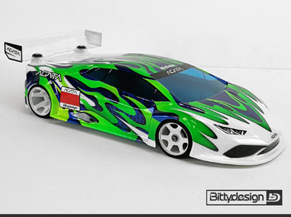 Carrosserie Bittydesign GT12 AGATA pour classe 1/12