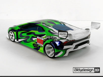 Carrosserie Bittydesign GT12 AGATA pour classe 1/12