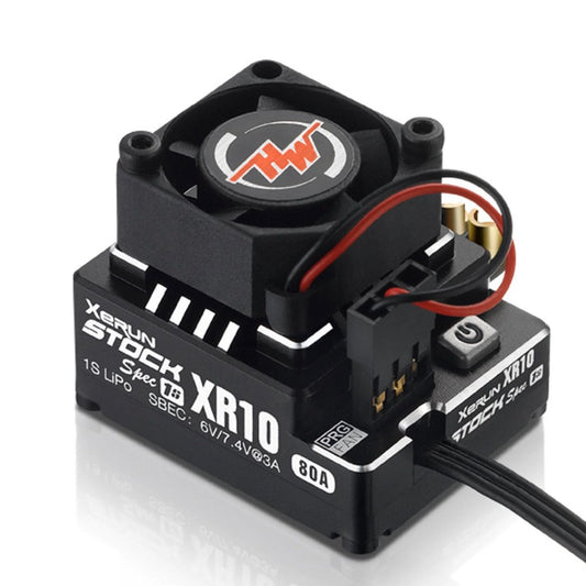 HOBBYWING XERUN XR10 PRO-STOCK SPEC-1S V4 ESC, 80A, BLACK, HW30112751