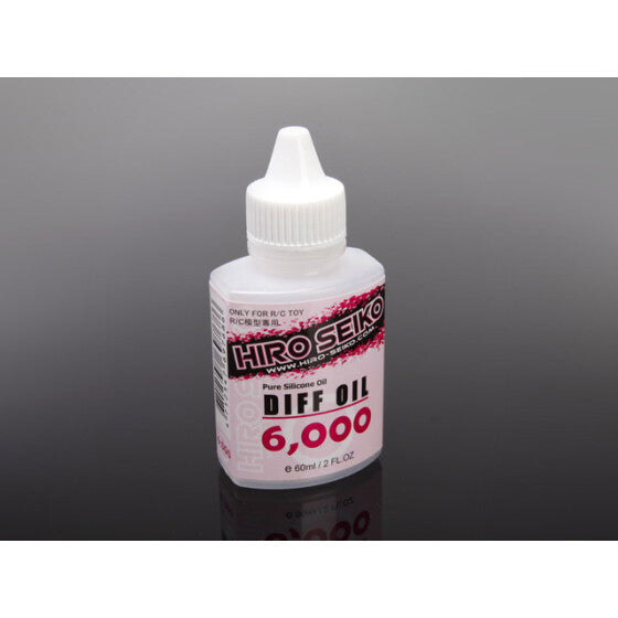 Hiro Seiko R/C Toy Accessories Diff Oil (#6,000 cps) 60ml