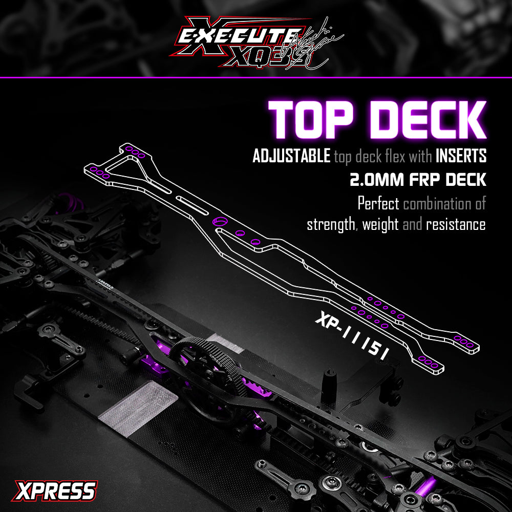 EXECUTE XQ3S 1/10 SPORT TOURING CAR KIT PURPLE HARA LIMITED EDITION