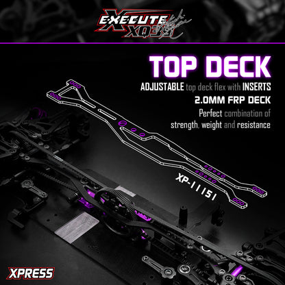 EXECUTE XQ3S 1/10 SPORT TOURING CAR KIT PURPLE HARA LIMITED EDITION