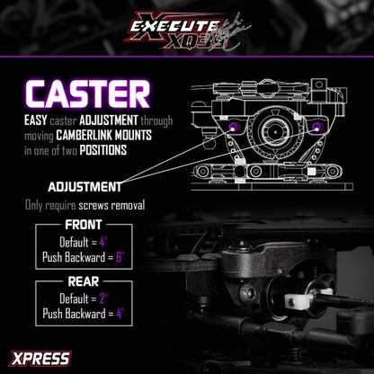 EXECUTE XQ3S 1/10 SPORT TOURING CAR KIT PURPLE HARA LIMITED EDITION