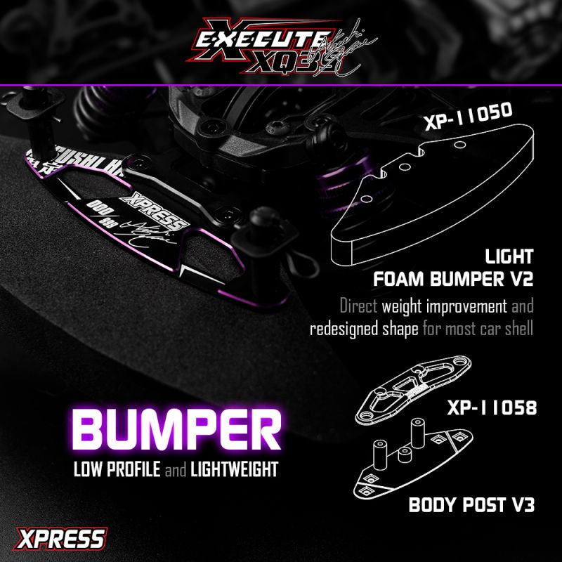 EXECUTE XQ3S 1/10 SPORT TOURING CAR KIT PURPLE HARA LIMITED EDITION