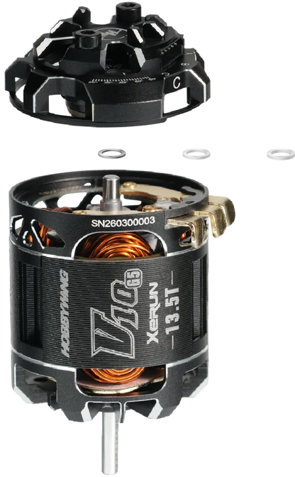 Xerun V10 Brushless Motor G5(2-3s) 13.5T Sensored 1:10