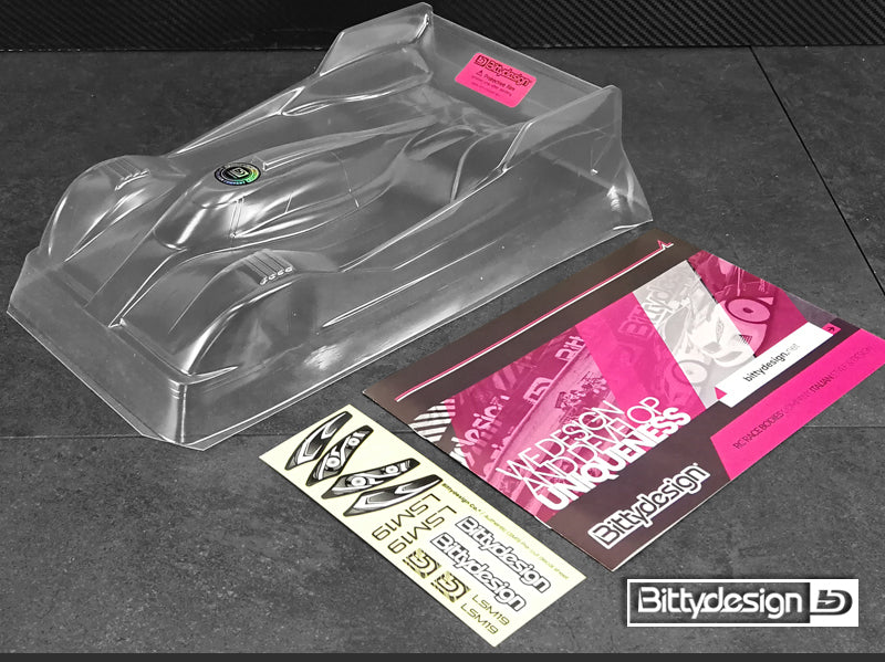 Bittydesign LSM19 clear body 1/12 Pan-Car Light weight