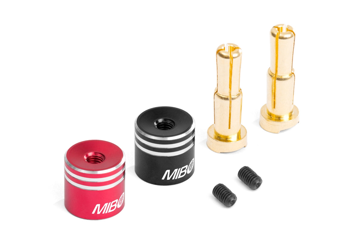 MIBO Heatsink Bullet Plugs - 4/5mm Stepped (2pcs)