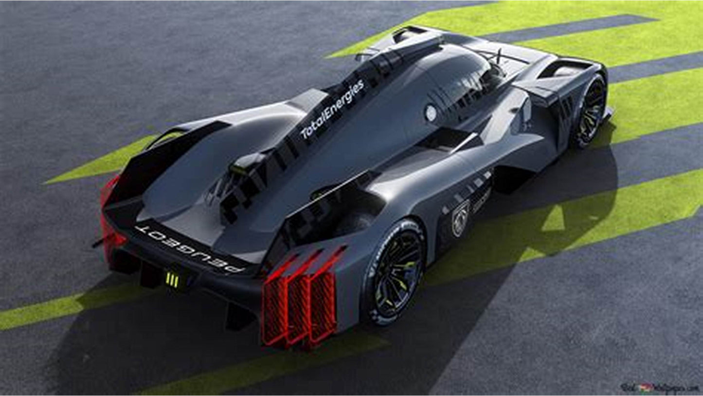 Mon-Tech P9X8 Le Mans Hypercar 190 mm heldere carrosserie