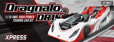 XPRESS 90037 - Dragnalo DR1S - 1/10 4WD Drag Racer - 190mm Kit