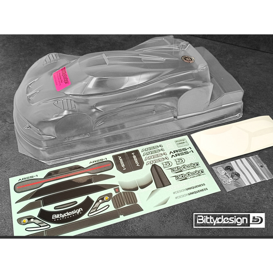 Bittydesign ARES-1 GT12 body for 1/12 Supastox class