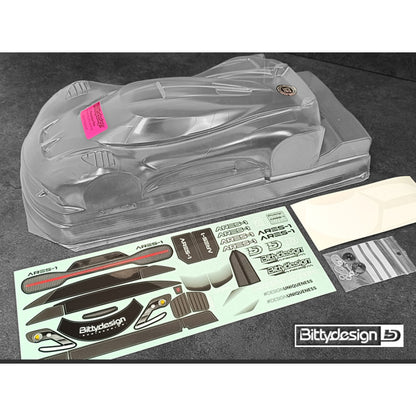 Carrosserie Bittydesign ARES-1 GT12 pour classe Supastox 1/12