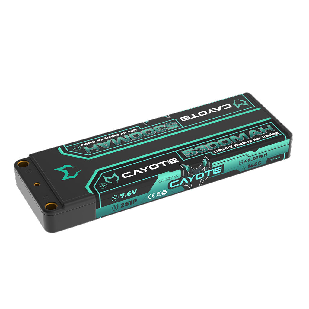CAYOTE 5300mAh 2S 145C LiPo Stick