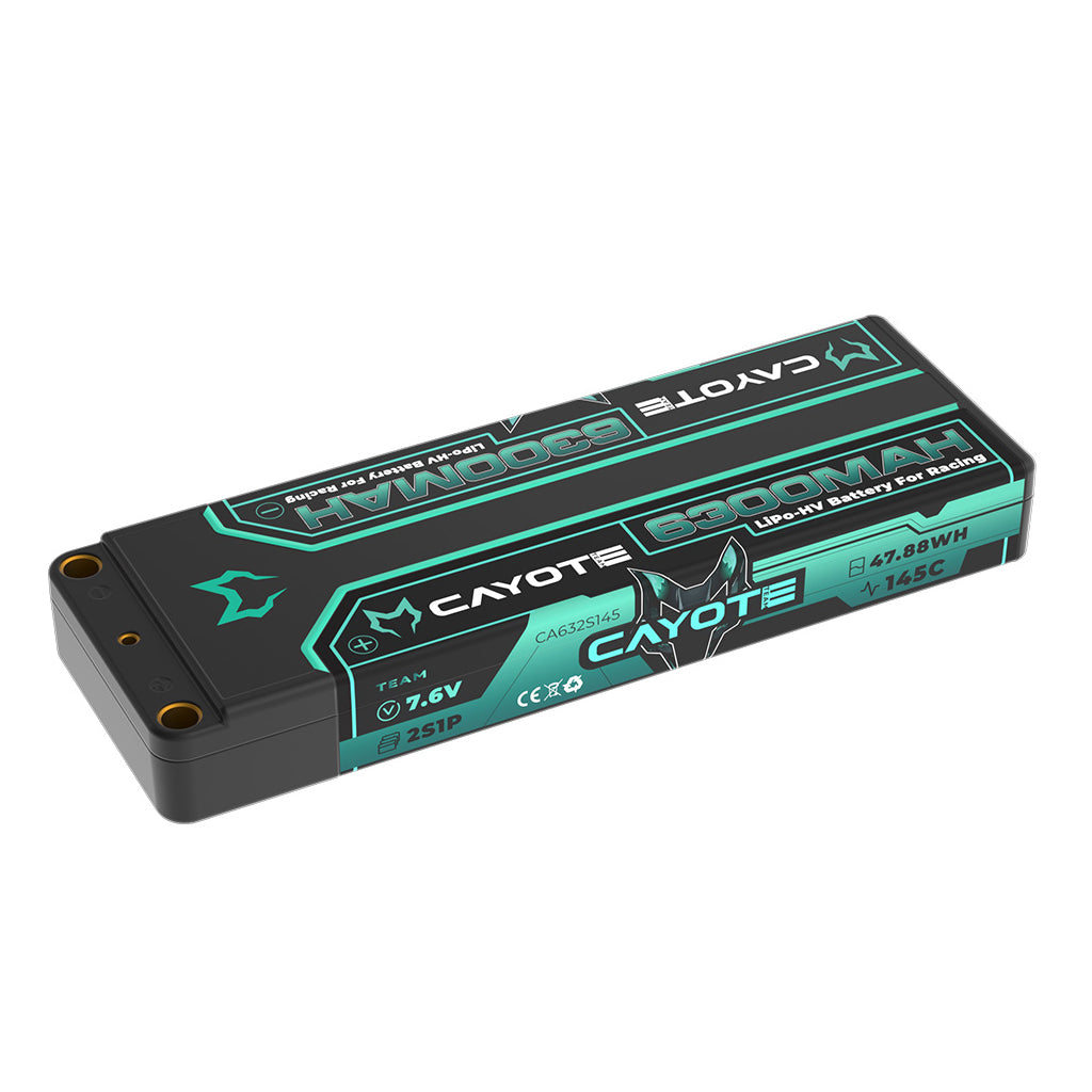 CAYOTE 6300mAh 2S 145C LiPo Stick