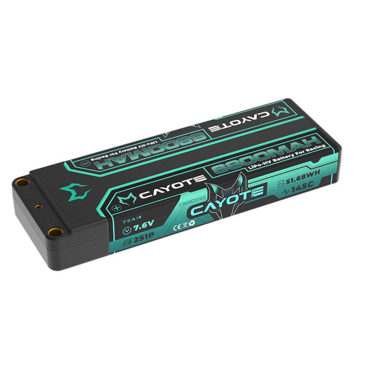 CAYOTE 6800mAh 2S 145C LiPo Stick