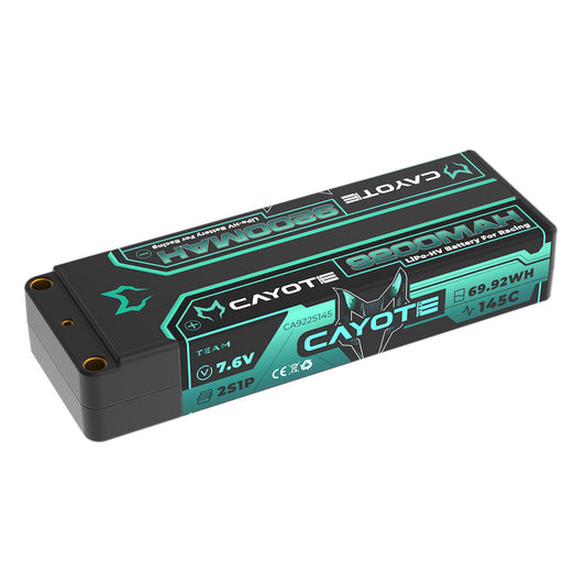 CAYOTE 9200mAh 2S 145C LiPo Stick