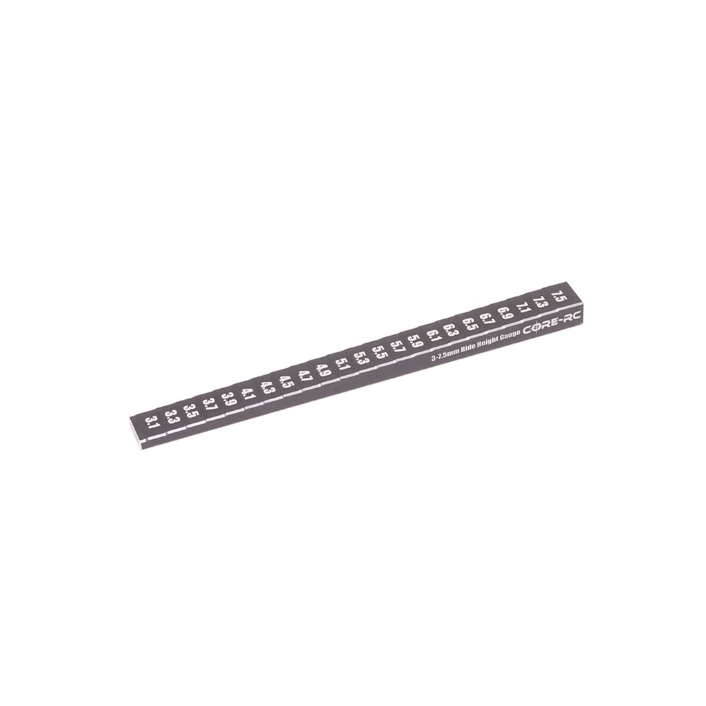 Core RC Ride Height Gauge 3-7.5mm in 0.1mm Steps