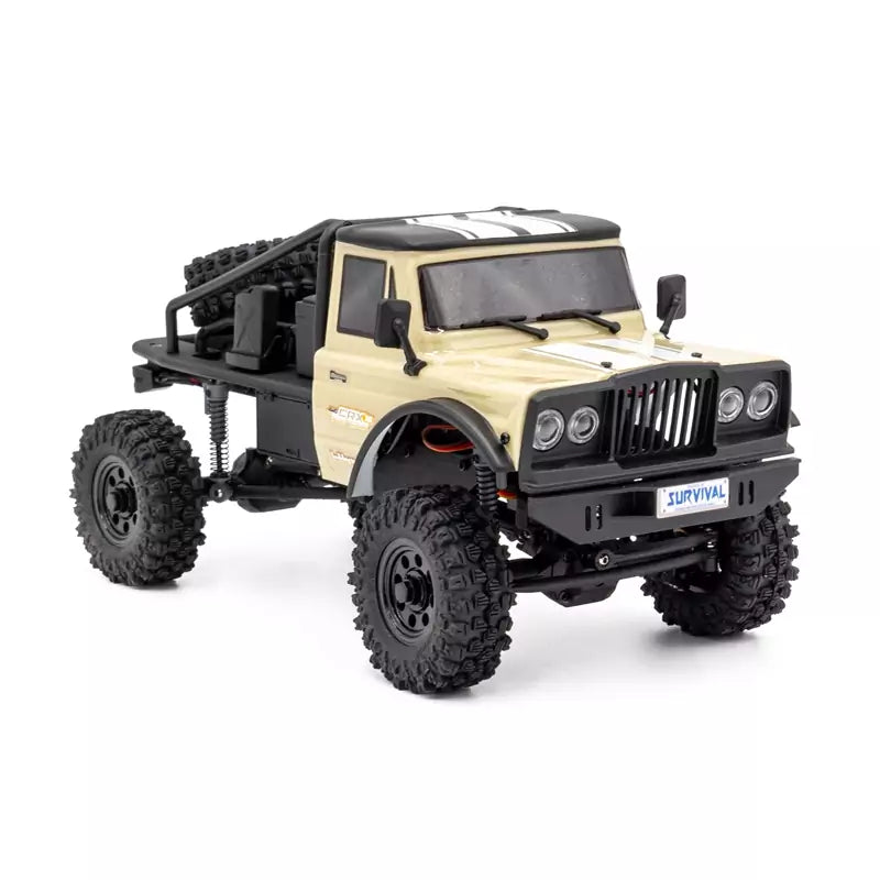 Hobbytech CRX18 Flat Cage 4WD sable plus pignonnerie metal