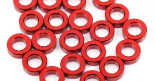 XP-10120 Aluminum Shim 3x5.5x2.0mm Red 20pcs