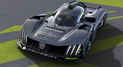 Mon-Tech P9X8 Le Mans Hypercar 190mm Carrosserie Transparente