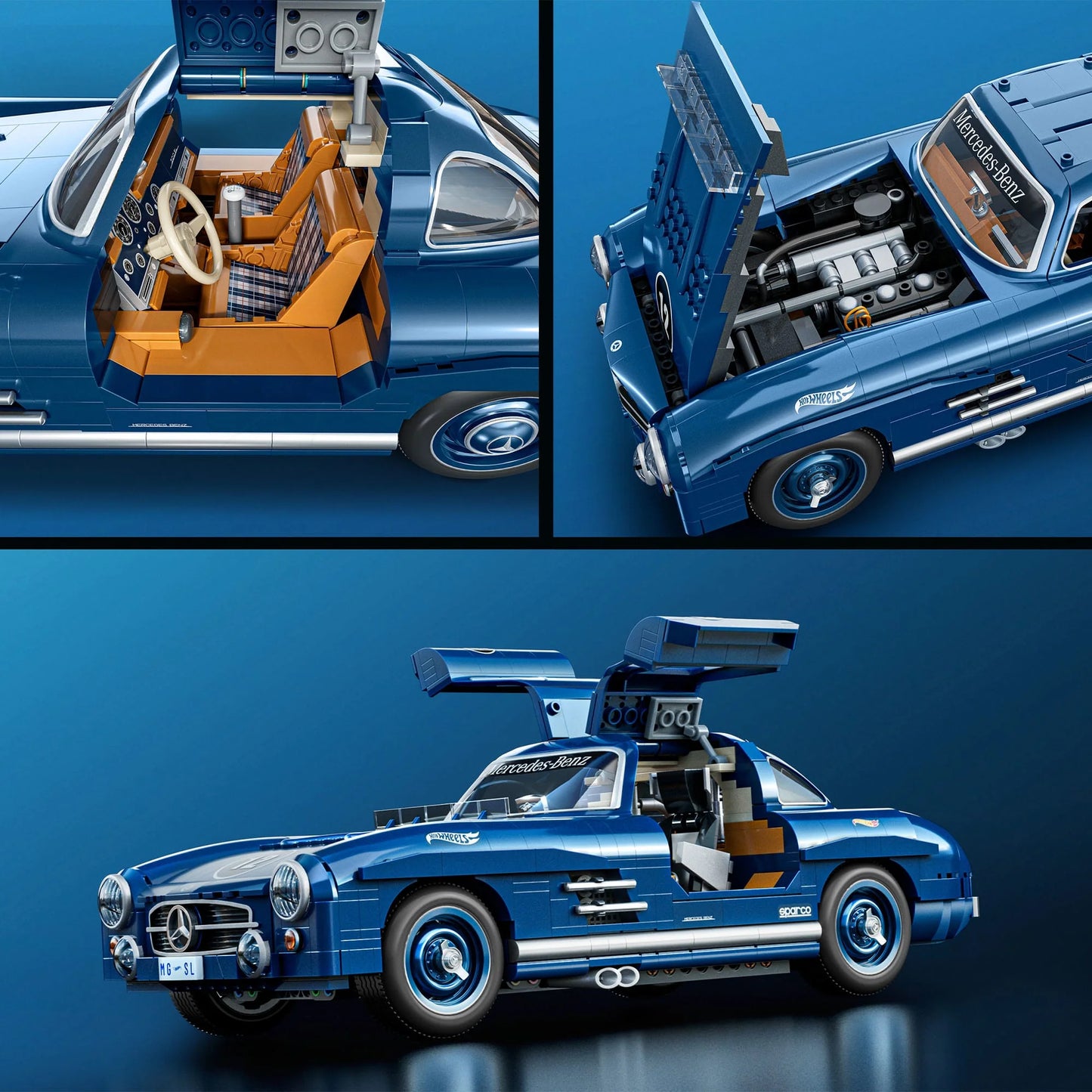 Mattel Brick Shop Hot Wheels Mercedes-Benz 300 SL