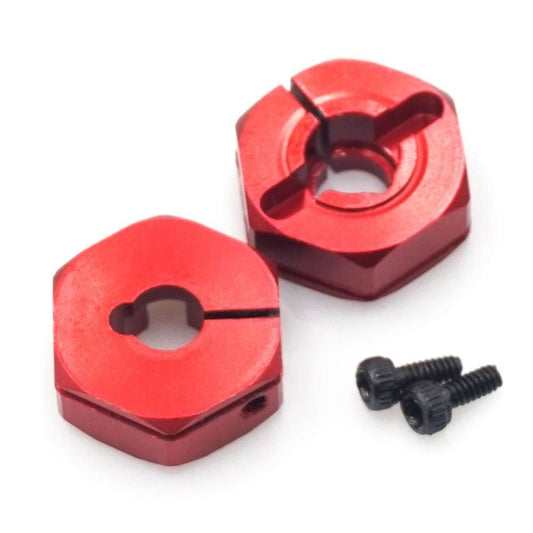 XPRESS 10129 - AT1 / FT1 / XM1 / XQ10 XQ2S - ALU WHEEL HUB RED - 5mm (2)